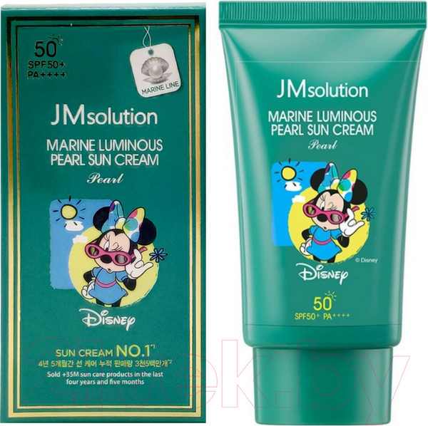 Изображение товара Крем солнцезащитный JMsolution Marine Luminous Pearl Sun Cream Disney Minnie SPF50+ PA++++ (50мл)