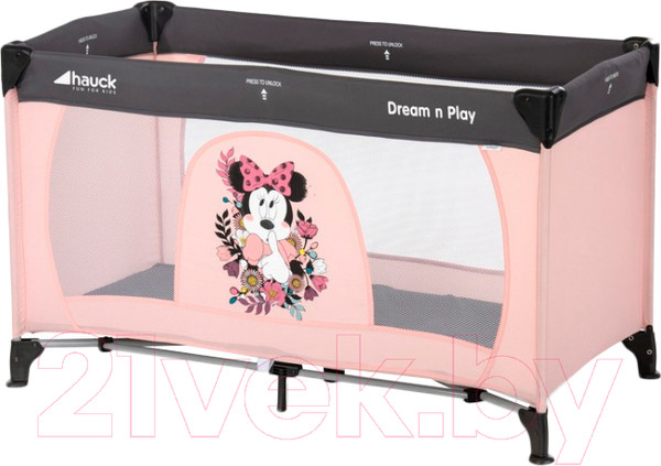 Изображение товара Кровать-манеж Hauck Dream'n Play / 60136-5 (Minnie Sweetheart)