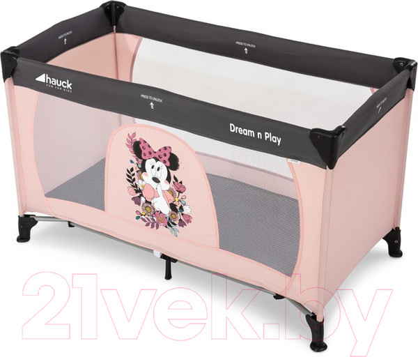Изображение товара Кровать-манеж Hauck Dream'n Play / 60136-5 (Minnie Sweetheart)