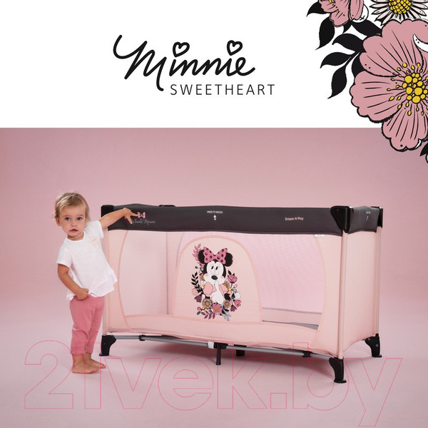 Изображение товара Кровать-манеж Hauck Dream'n Play / 60136-5 (Minnie Sweetheart)