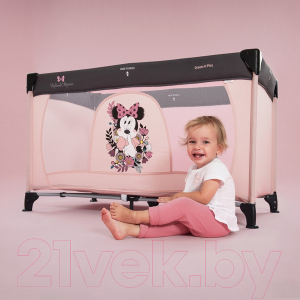 Изображение товара Кровать-манеж Hauck Dream'n Play / 60136-5 (Minnie Sweetheart)
