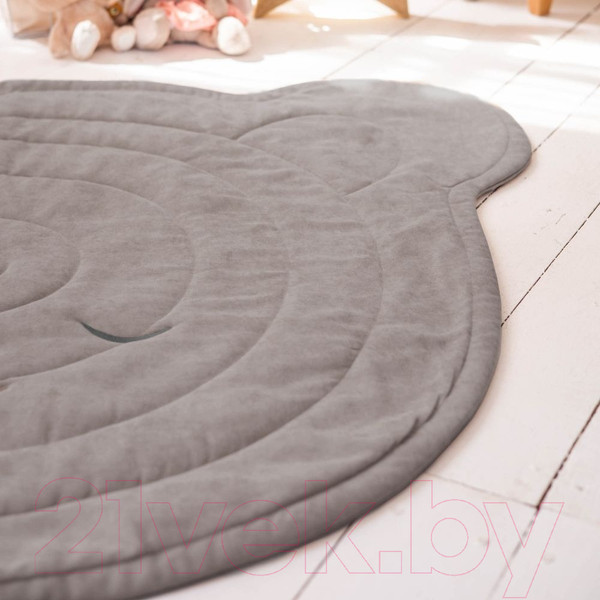 Изображение товара Коврик Pasionaria Тедди Декоративный 130x100 (светло-серый)