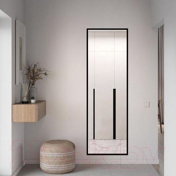 Изображение товара Зеркало Emze Line 180x60 / LINE.180.60.СНЕ (черный)