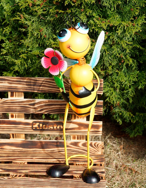 Изображение товара Фигурка для сада Klesto Пчела с цветком Z27059C