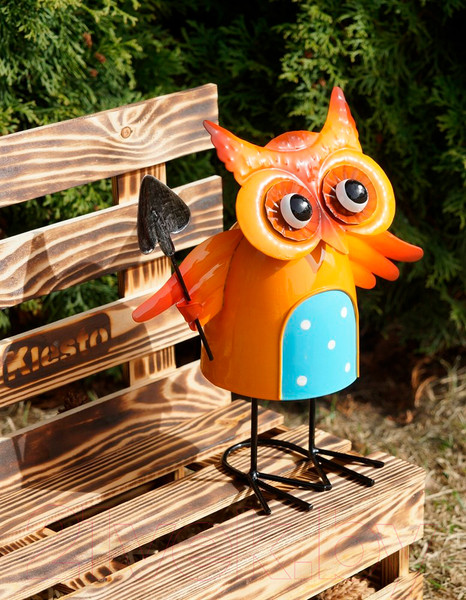 Изображение товара Фигурка для сада Klesto Совушка с лопаткой Z26971C
