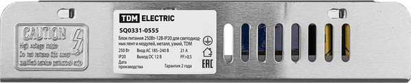 Изображение товара Блок питания для светодиодной ленты TDM SQ0331-0555