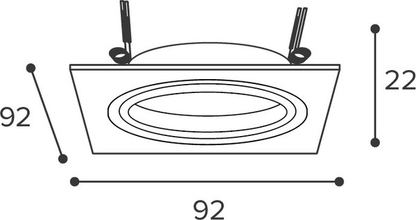 Изображение товара Точечный светильник Wolta WDL-GU5.3/01W-S