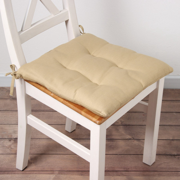 Изображение товара Подушка на стул Этель Kitchen / 10472168 (42x42, бежевый)