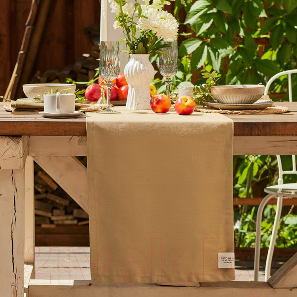 Изображение товара Дорожка на стол Этель Kitchen / 10472169 (40x146, бежевый)