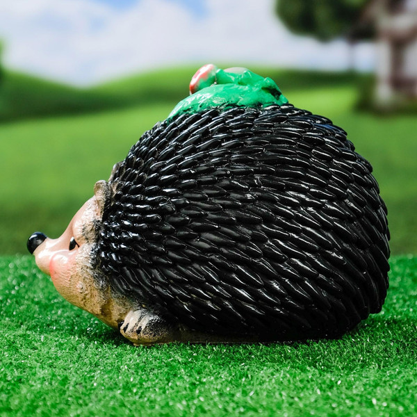 Изображение товара Фигурка для сада Хорошие сувениры Ежик с грибочками / 879203