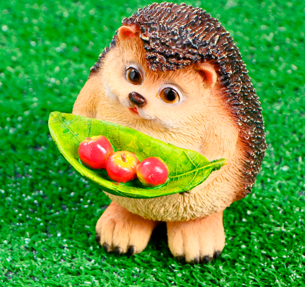 Изображение товара Фигурка для сада Хорошие сувениры Ежик с листочком / 4793748