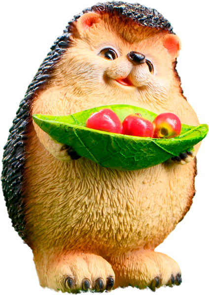 Изображение товара Фигурка для сада Хорошие сувениры Ежик с листочком / 4793748