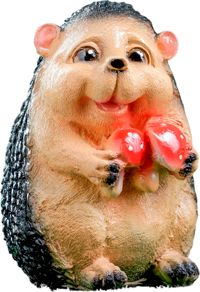 Изображение товара Фигурка для сада Хорошие сувениры Ежик с мухомором / 4833450