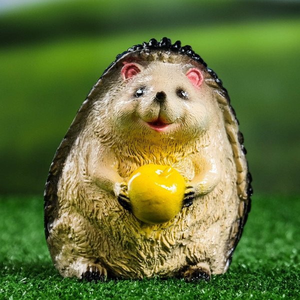 Изображение товара Фигурка для сада Хорошие сувениры Ежик с яблоком / 5046344