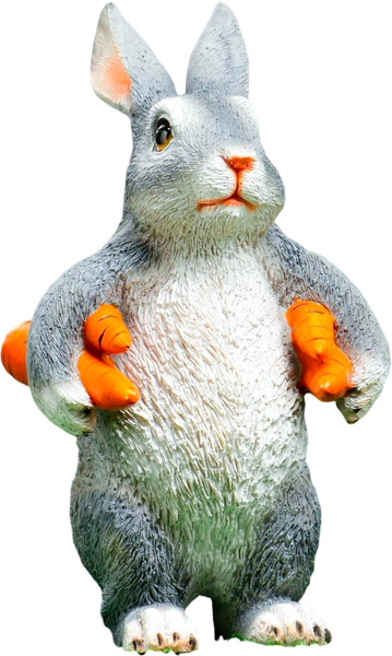 Изображение товара Фигурка для сада Хорошие сувениры Зайка несет морковь / 5155104