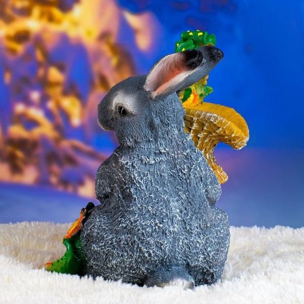 Изображение товара Фигурка для сада Хорошие сувениры Зайка с лукошком / 1128170