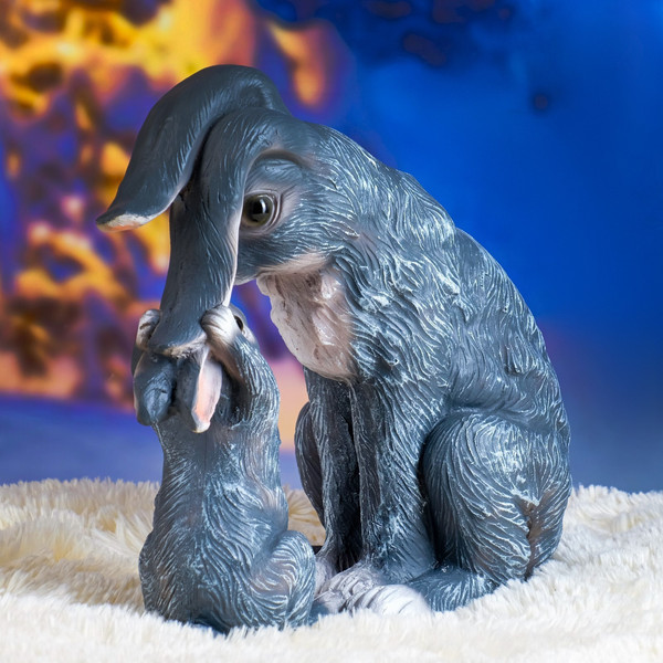 Изображение товара Фигурка для сада Хорошие сувениры Зайчиха и зайчонок / 4931385