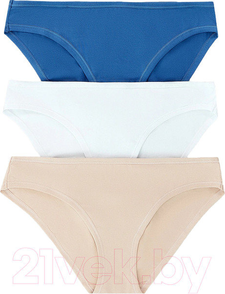 Изображение товара Комплект женских трусов Mark Formelle 412457-3 (р.102, персиковый румянец)