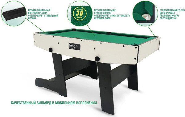 Изображение товара Бильярдный стол BFG Compact Moby 4 / BFG-KMST4  (стандарт)