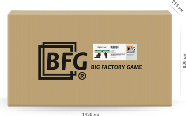 Изображение товара Бильярдный стол BFG Compact Moby 4 / BFG-KMYO4 (йоркшир)