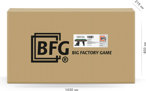 Изображение товара Бильярдный стол BFG Compact Moby 4 / BFG-KMAN4 (фнкор)