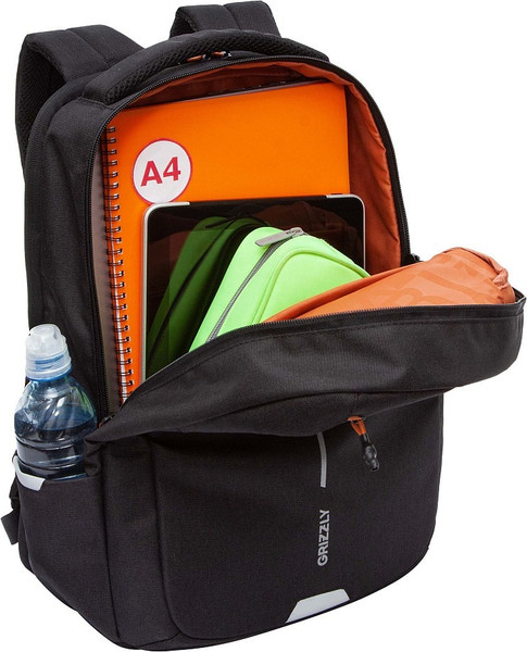 Изображение товара Рюкзак Grizzly RU-434-1f (черный/коричневый)