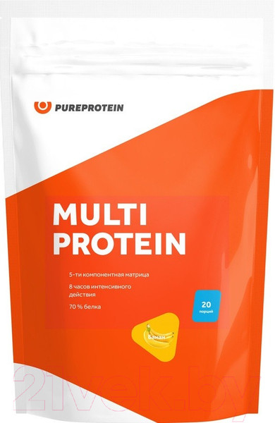 Изображение товара Протеин Pureprotein Мультикомпонентный Банан (600г)