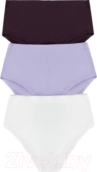 Изображение товара Комплект женских трусов Mark Formelle 412532-3 (р.102, сумрачно-белый)