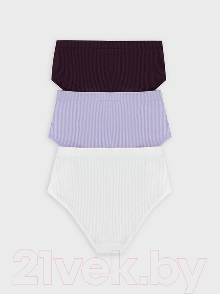 Изображение товара Комплект женских трусов Mark Formelle 412532-3 (р.102, сумрачно-белый)