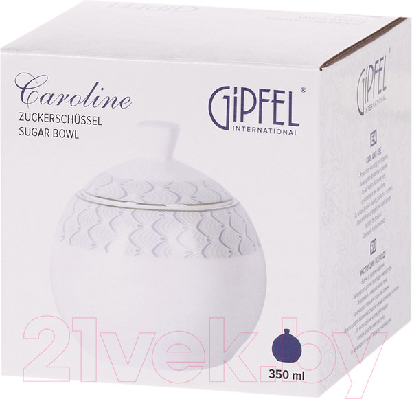 Изображение товара Сахарница Gipfel Caroline 42935 (белый)