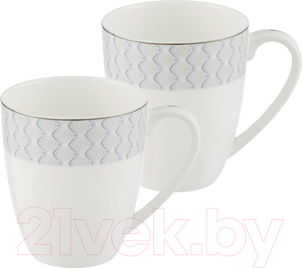 Изображение товара Набор кружек Gipfel Caroline 42937 (2шт, белый)