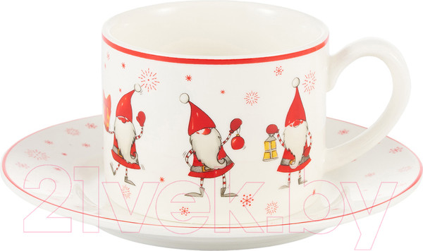 Изображение товара Чашка с блюдцем Gipfel Christmas 42938