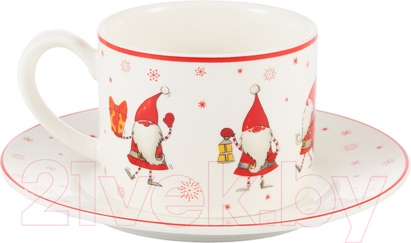 Изображение товара Чашка с блюдцем Gipfel Christmas 42938