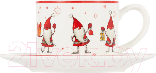 Изображение товара Чашка с блюдцем Gipfel Christmas 42938