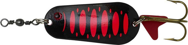Блесна DAM FZ Standard Spoon / 69596 (Fluo Red/Black Uv) — фото 6