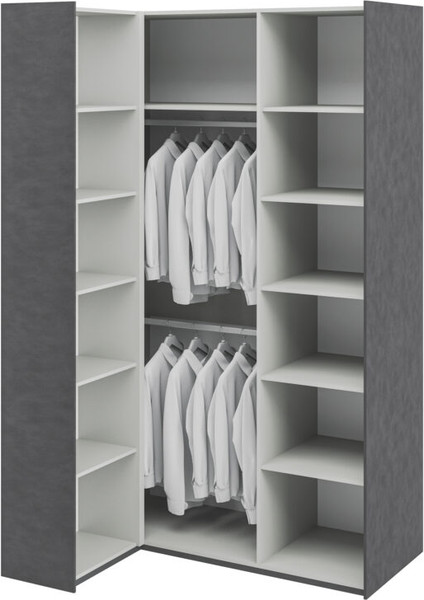 Изображение товара Шкаф Мебель-Неман Модена МН-048-15-Ц1 (лунный камень/металл бруклин)