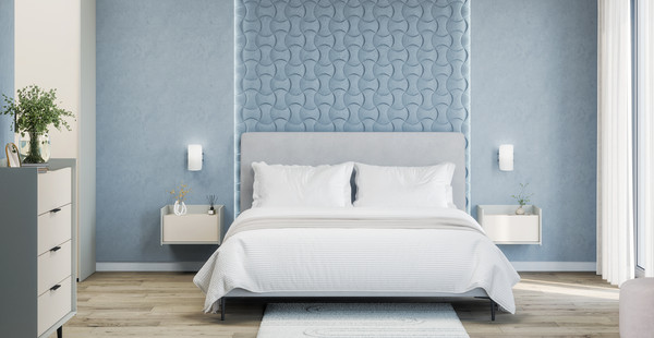 Изображение товара Прикроватная тумба Мебель-Неман Модена МН-048-06-Ц2 (персидский жемчуг/лунный камень)