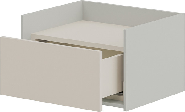 Изображение товара Прикроватная тумба Мебель-Неман Модена МН-048-06-Ц2 (персидский жемчуг/лунный камень)