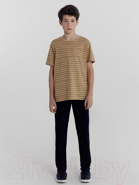 Изображение товара Футболка детская Mark Formelle 113432 (р.128-64, полоска на карамели)