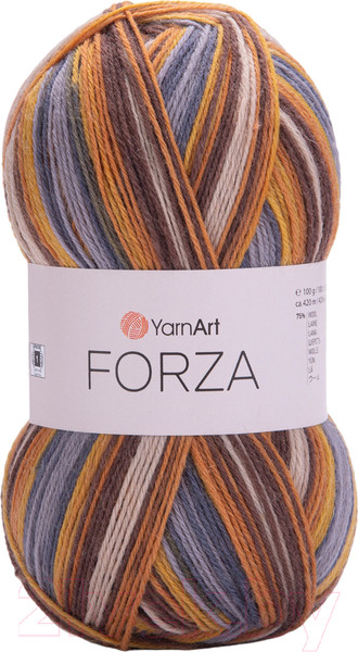 Изображение товара Пряжа для вязания Yarnart Forza 75% шерсть 25% полиамид / 2504 (420м)