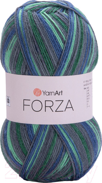 Изображение товара Пряжа для вязания Yarnart Forza 75% шерсть 25% полиамид / 2506 (420м)