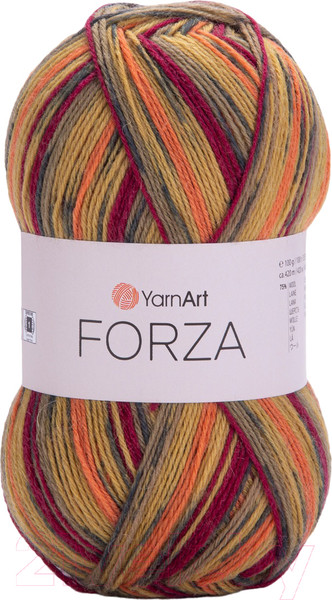 Изображение товара Пряжа для вязания Yarnart Forza 75% шерсть 25% полиамид / 2509 (420м)