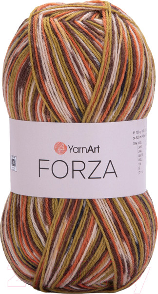 Изображение товара Пряжа для вязания Yarnart Forza 75% шерсть 25% полиамид / 2511 (420м)