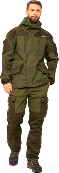 Изображение товара Костюм для охоты и рыбалки Huntsman Горка 5 деми -5°С Палатка/Грета Хаки  (р-р 56-58/170-176)