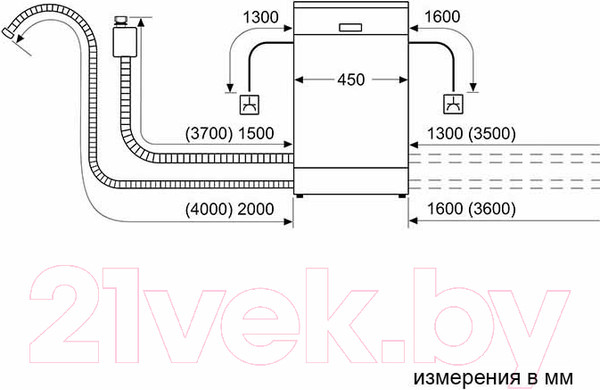 Изображение товара Посудомоечная машина Bosch SPV6EMX05E