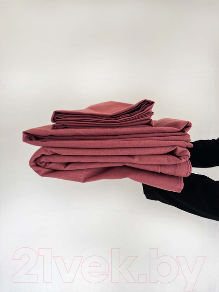 Изображение товара Комплект постельного белья Mio Tesoro 2сп Евро-стандарт / Лен220-4 (марал)