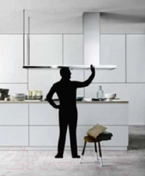 Изображение товара Вытяжка коробчатая Falmec Lumen Isola Steel 175 SX 1750 / CLUI75.E1P2#NEUI490F