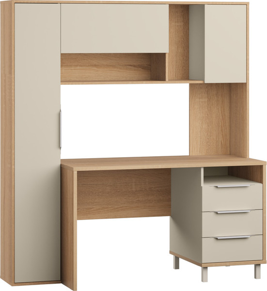 Изображение товара Письменный стол Mobi Комфорт 12.95 N (дуб сонома/сатин 7045 PE)