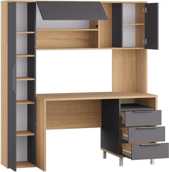 Изображение товара Письменный стол Mobi Комфорт 12.95 N (дуб сонома/темно-серый U2601)