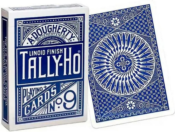 Изображение товара Игральные карты Tally-Ho Standart Index Circle / 1003428-b (синий)
